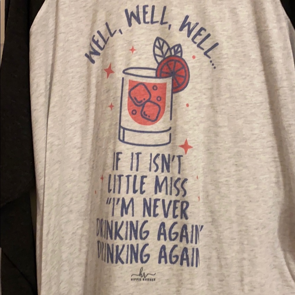 Hippie Runner Baseball Tee